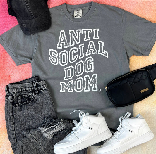 Anti Social Dog Mom Tshirt