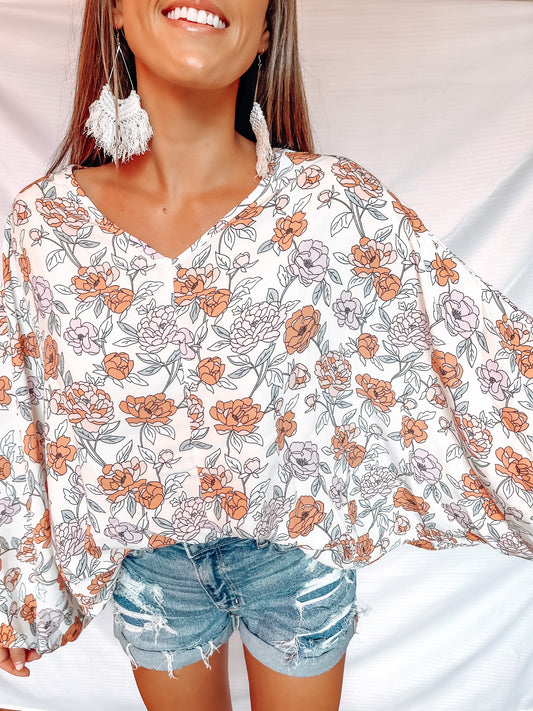 Falling For Florals Top