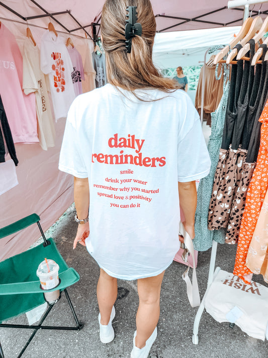 Daily Reminders Graphic Tee